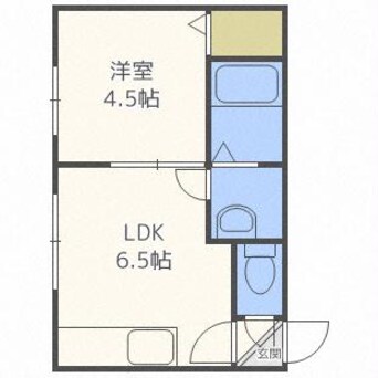 間取図 エルムN23 A棟