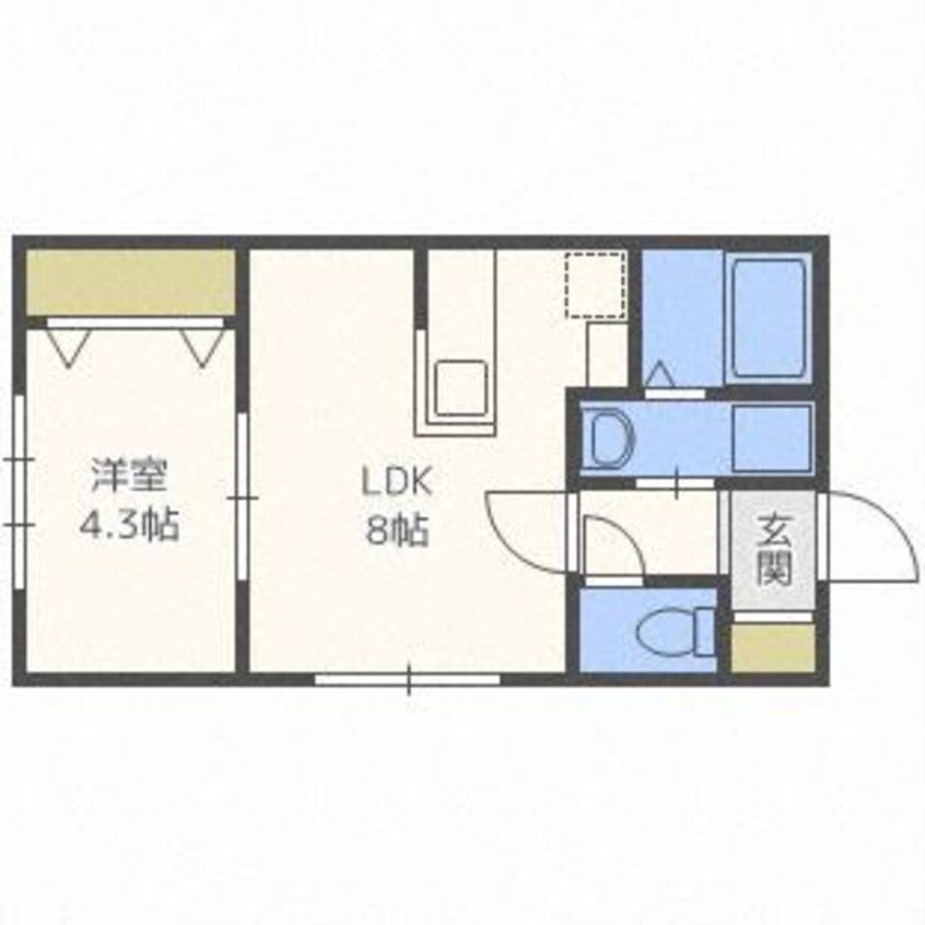 間取図 リベルタ北11条