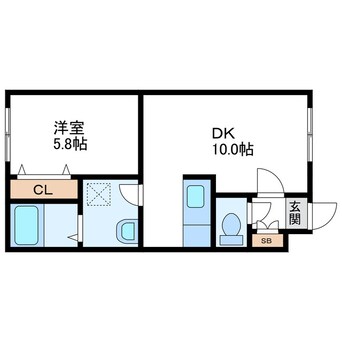 間取図 ウイング北14条