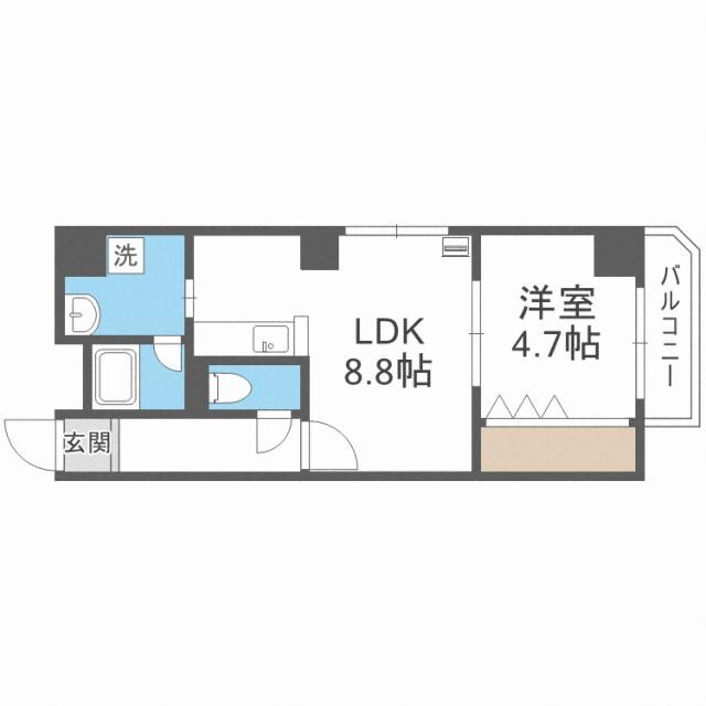 間取り図 サムティレジデンス札幌駅前