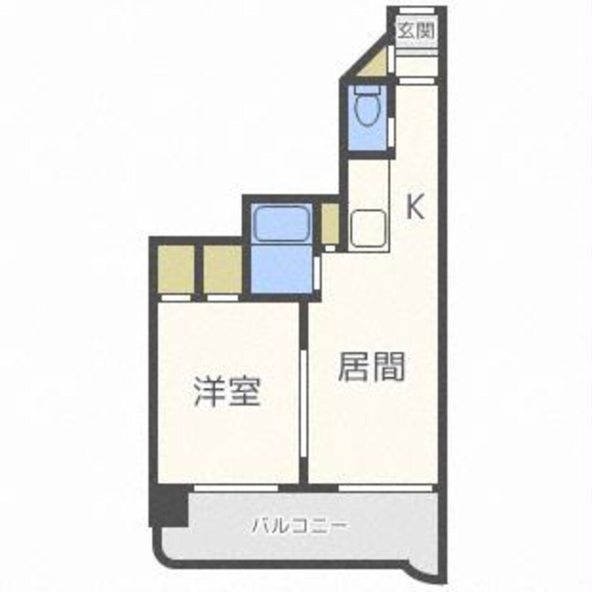 間取図 クレセント細川北25条