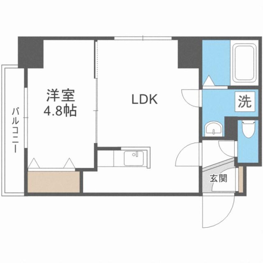 間取図 レジディア北二条イーストⅢ