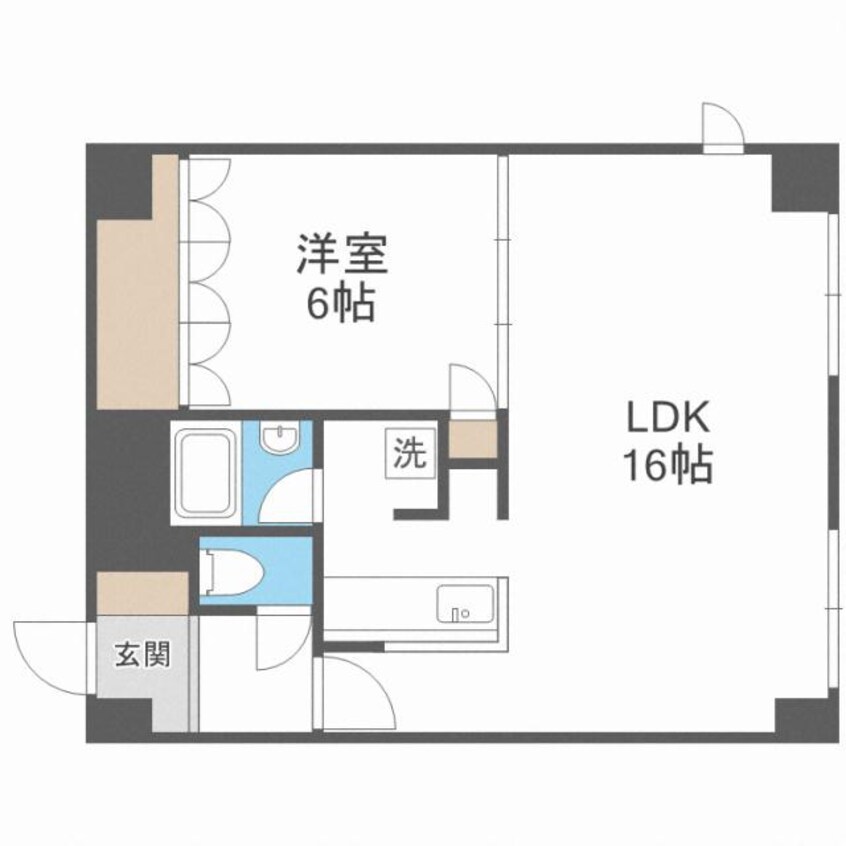 間取図 シャトーブラン59