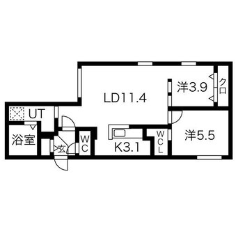 間取図 北斗エンブレム札幌北