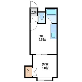 間取図 NORTHVILLA桑園　ノースヴィラ桑園