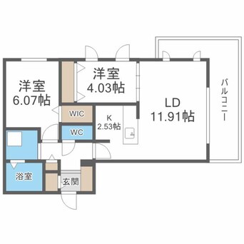 間取図 アルファスクエア北20西4