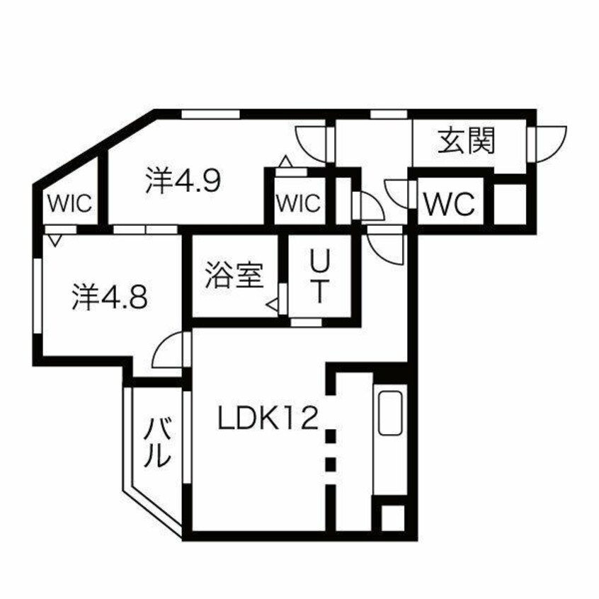 間取図 レジデンス北18条