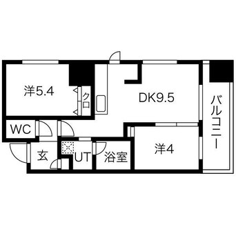 間取図 ラ・クラッセ札幌シティフロント