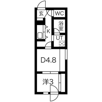 間取図 メニーズコート創成タウン　C棟