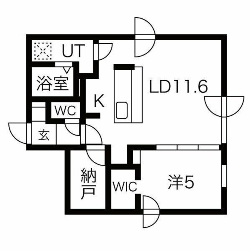 間取図 F/LEAD麻生　エフリード麻生