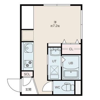 間取図 Convient新琴似　コンビエント新琴似