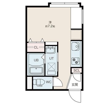 間取図 Convient新琴似　コンビエント新琴似