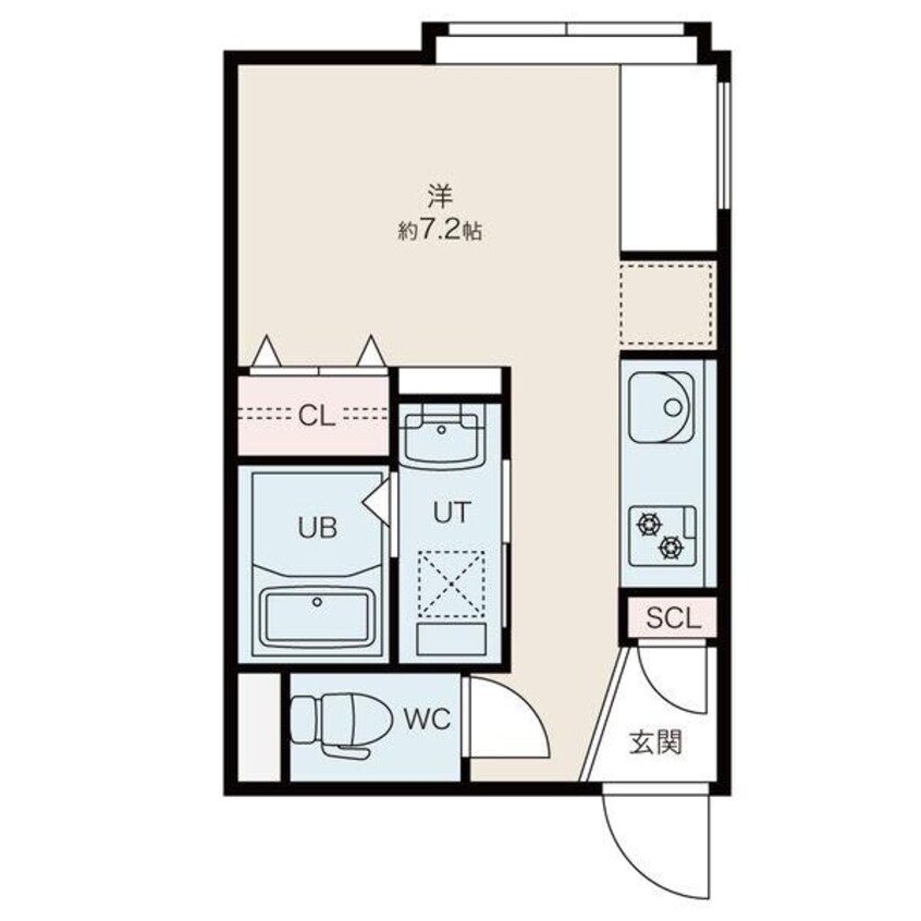 間取図 Convient新琴似　コンビエント新琴似