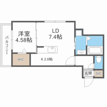 間取図 IMAC-麻生町2丁目MS