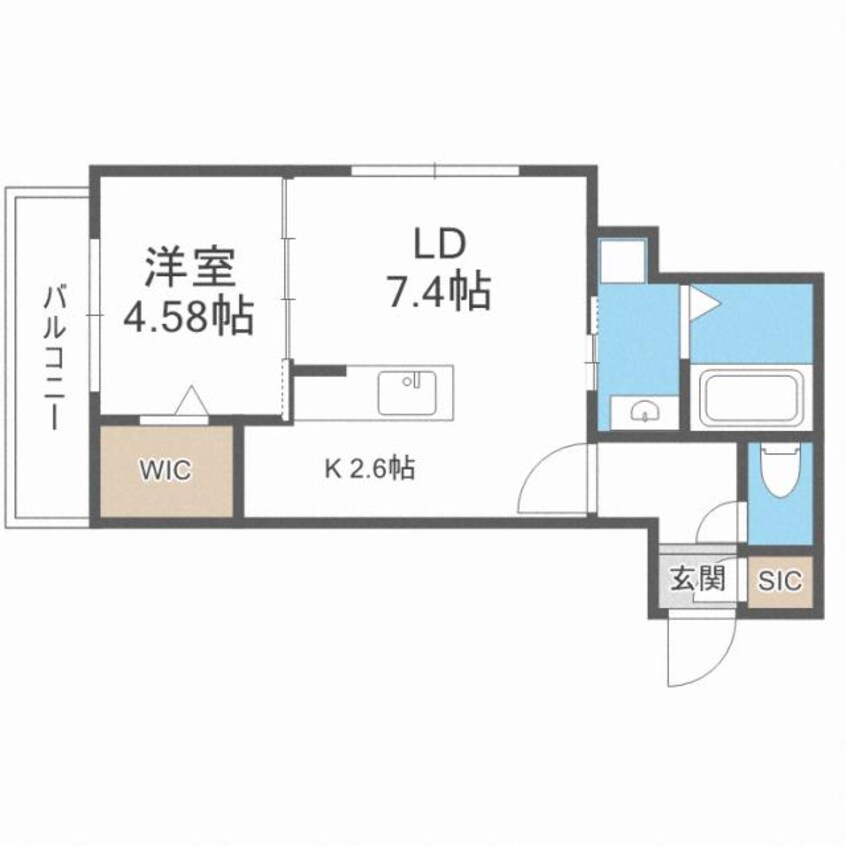 間取図 IMAC-麻生町2丁目MS