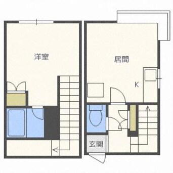 間取図 クリエイト北28条Ⅰ