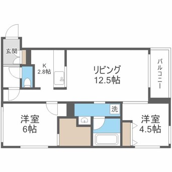 間取図 エフュート北１９条