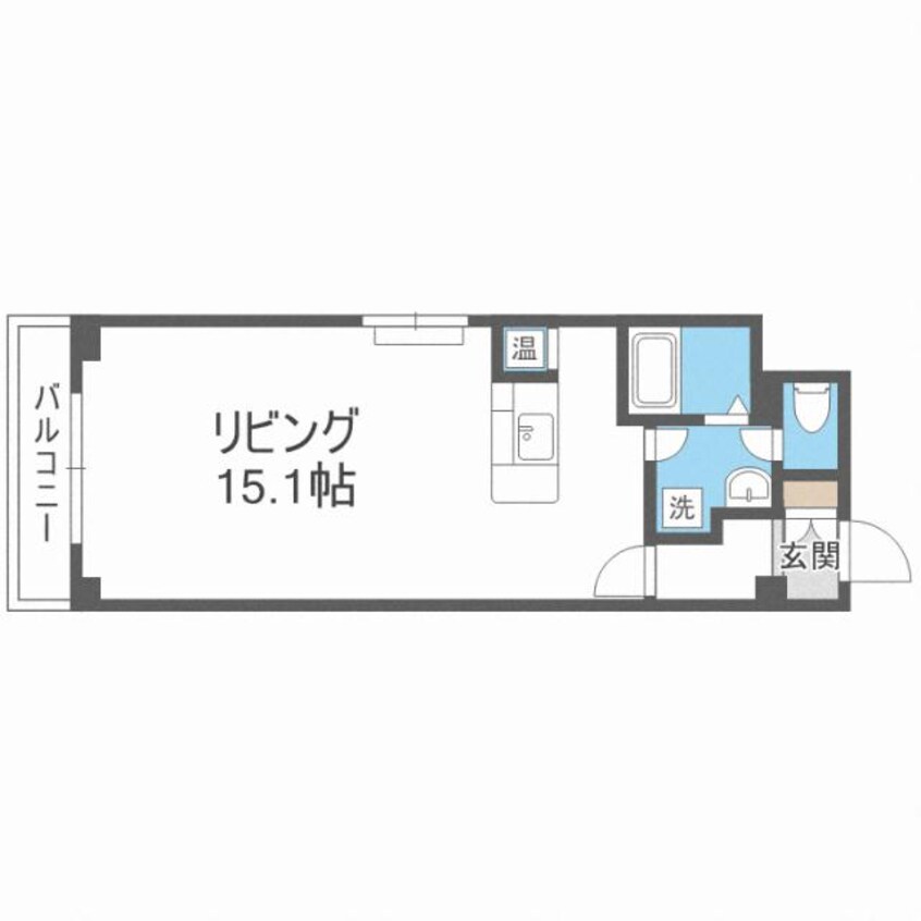 間取図 ハイパール桑園