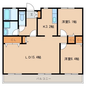 間取図 マルシェ牛久