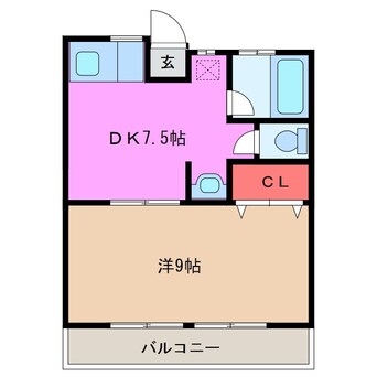 間取図 ヴェイル高見原