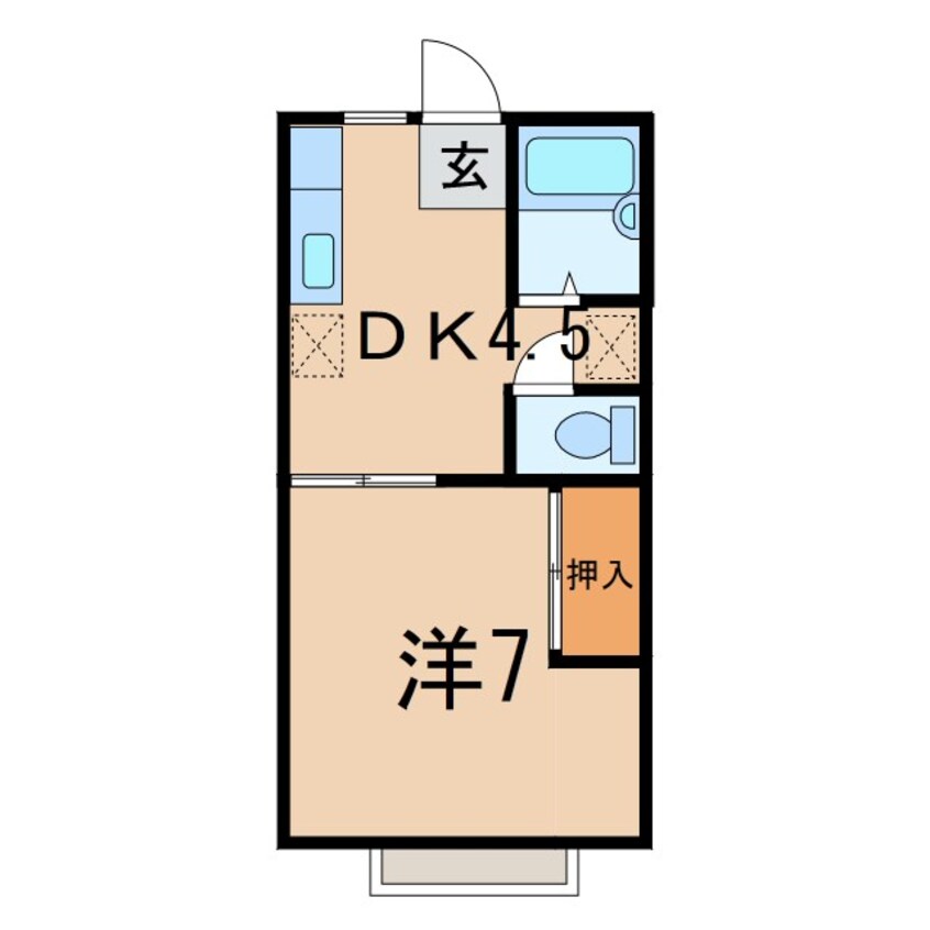 間取図 セピアコーポA