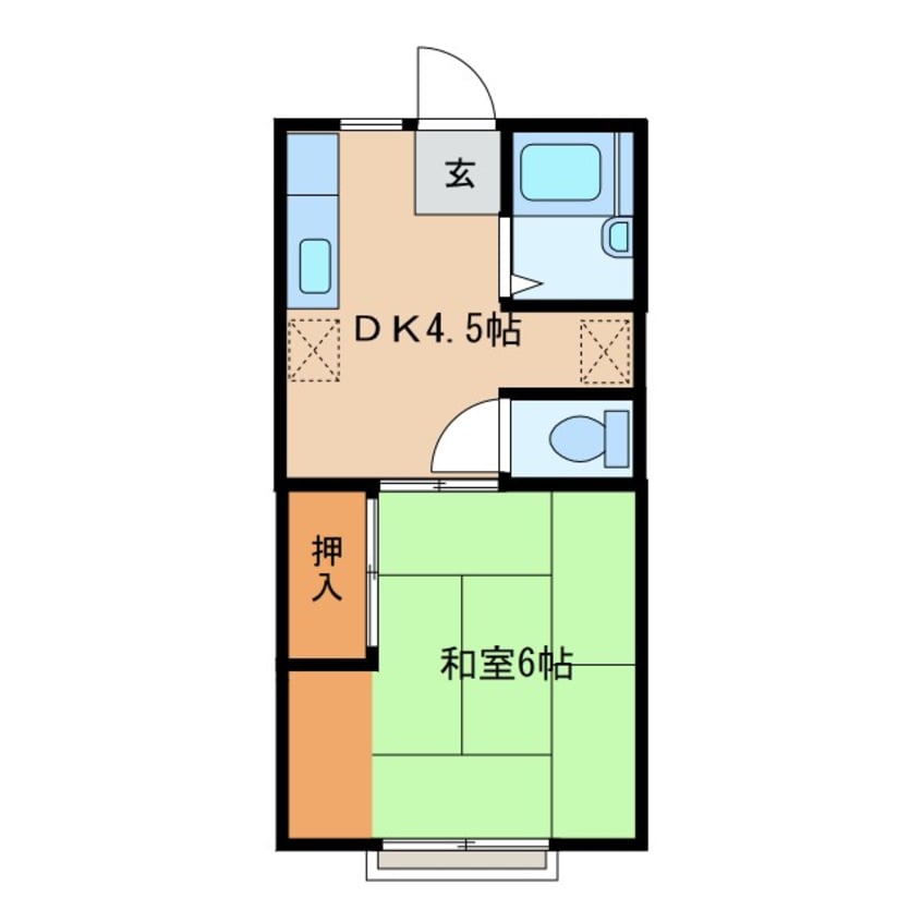 間取図 セピアコーポB