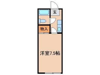 間取図 御田コーポ