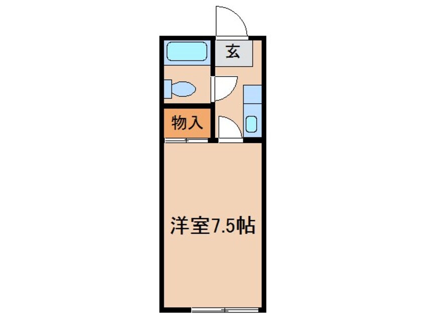 間取図 御田コーポ