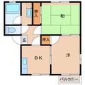 メゾン富士Bの間取図