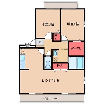 間取図 ソシア