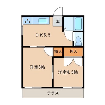 間取図 コーポ藤田