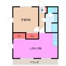 第三福和ハイツ 1LDKの間取り