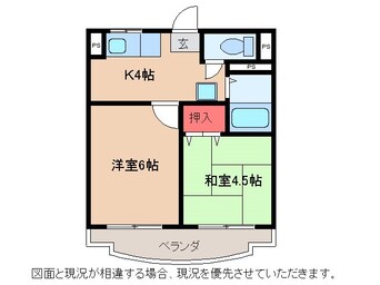 間取図 フジビル佐貫マンション