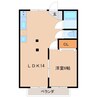 メゾンキヌタ 1LDKの間取り