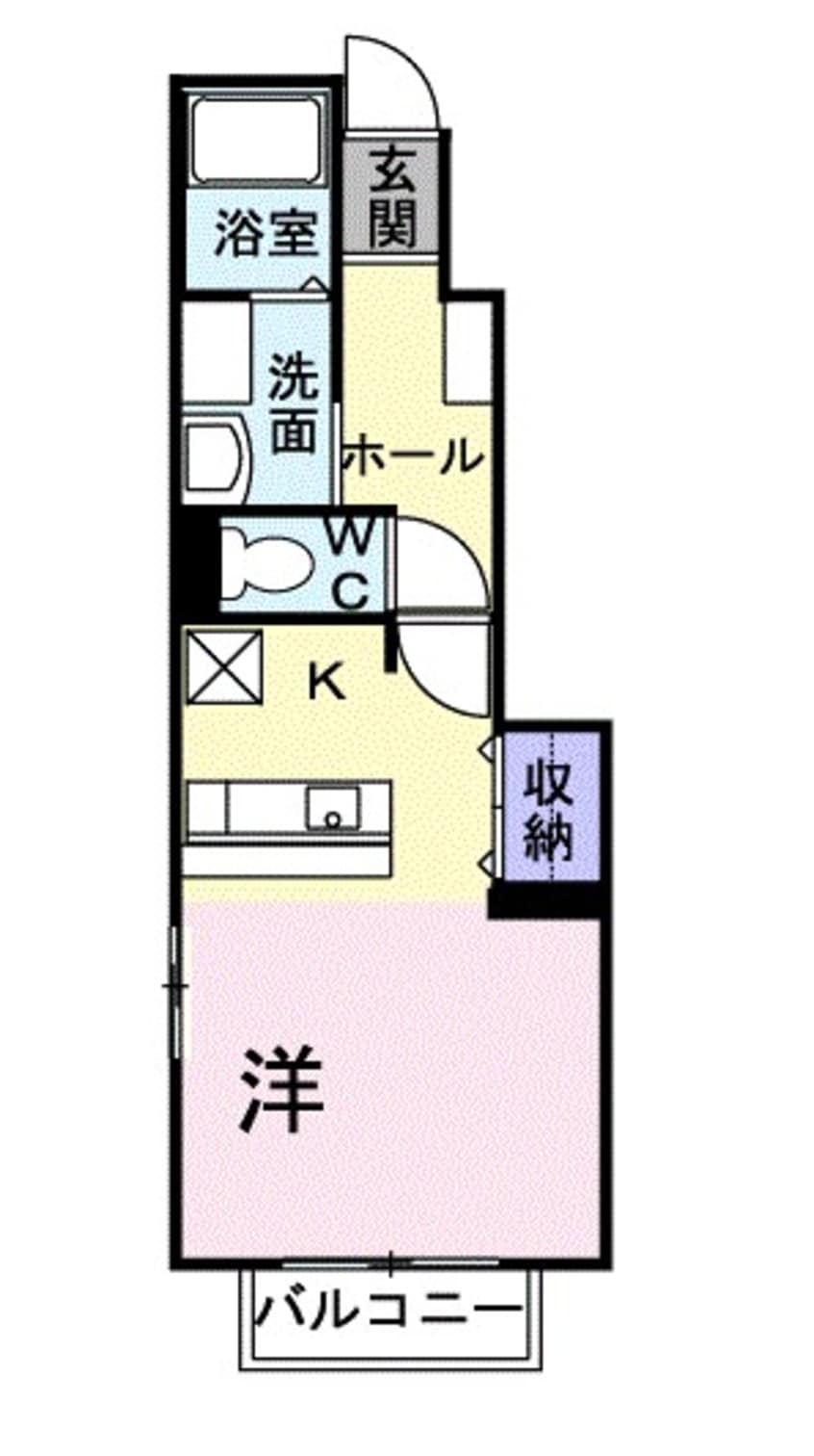 間取図 ボヌール・ラコンテ