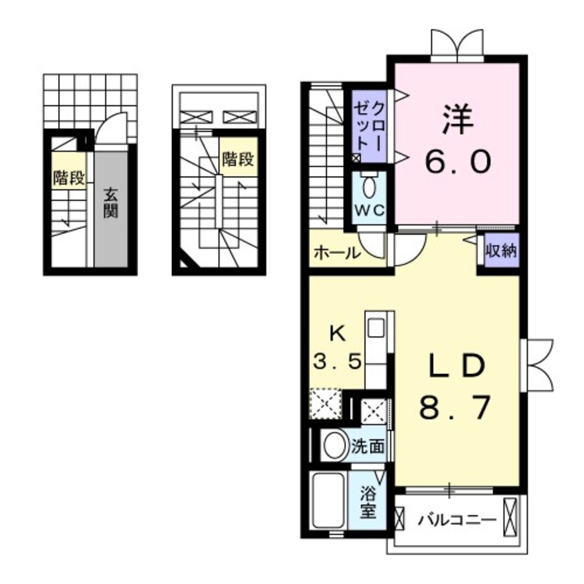 間取図 ティアラ　プリンス