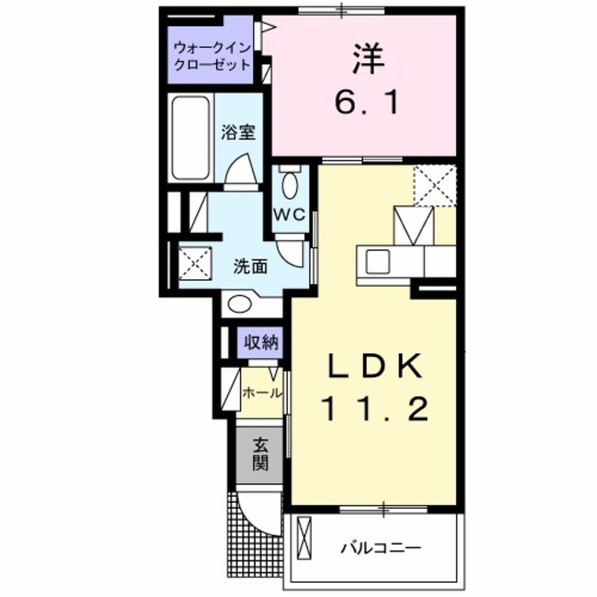 間取図 グラース　I