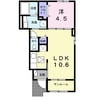フロイデ 1LDKの間取り