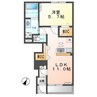 コンフォール　Ｋ 1LDKの間取り