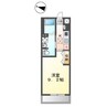 Ｃｅｕ　Ａｚｕｌ（セウ　アジュール） 1Kの間取り