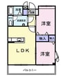 ウエスト・アヴェニュー 2LDKの間取り