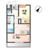 パジェール 1LDKの間取り
