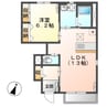 アルページュ 1LDKの間取り