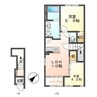 桜フラッツ 2LDKの間取り