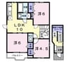 霞台ハイツＢ 3LDKの間取り