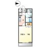 エルシオン 1Kの間取り