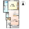 ホームエクセル（HOME  EXCEL） 1LDKの間取り