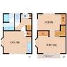 富士コーポ 2LDKの間取り