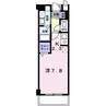 ハーヴェストヒルＡ 1Kの間取り
