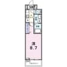 フォレスト佐貫 1Kの間取り